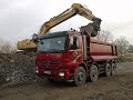 MB Actros 4141 8x4 air horn test