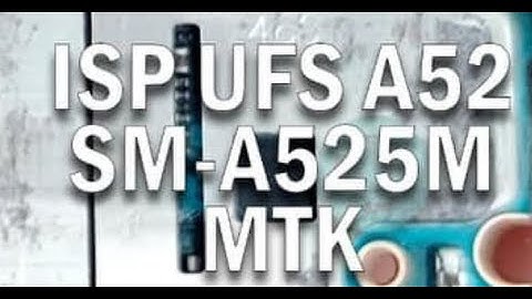 Samsung Galaxy A52 SM-A525FA525M ISP UFS Pinout #gsmsanjoy