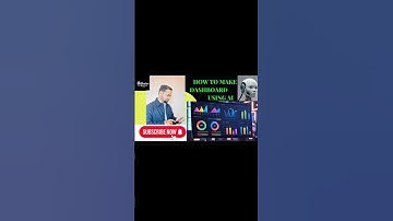 AI Dashboard Creation Secrets I Excel dashboard using AI