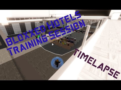 Roblox Bloxxed Hotels Training Session Timelapse - hilton hotels application centre roblox