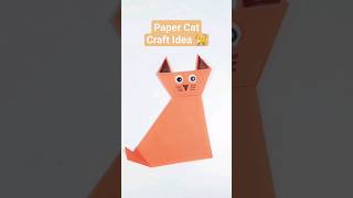 Paper Cat Craft Idea ? artandcraft papercraft cat cats catshorts craftideas easycraft shorts