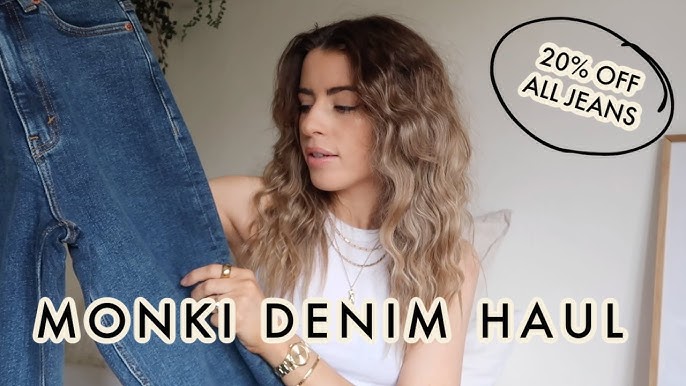 20% OFF MONKI DENIM?! MONKI JEANS! / Midsize On Haul / Size 12-14 / MidsizeGal - YouTube