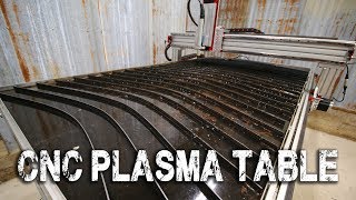 CNC Plasma Cutting Table Assembly and First Cut