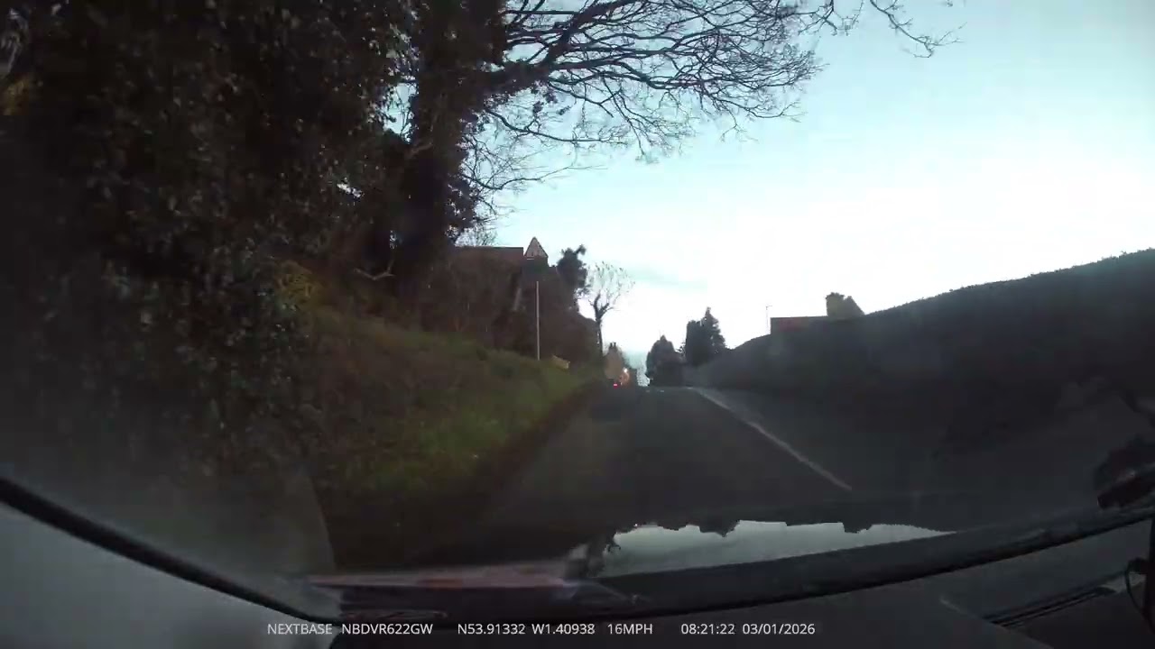 Test route at Walton test centre near Wetherby 