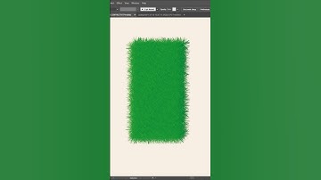 How to easily create grass or grass carpet in Adobe Illustrator  | Adobe Illustrator tutorial & tips