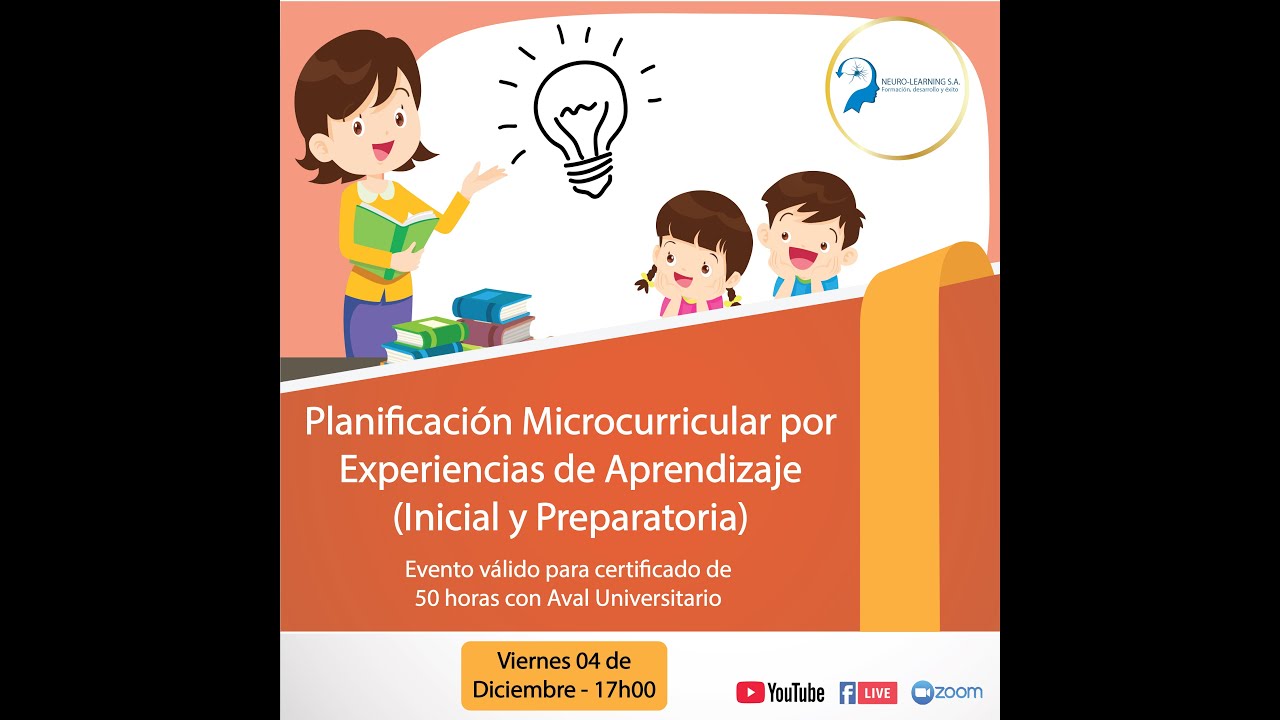 Planificación Microcurricular por Experiencias de Aprendizaje (Inicial y  Preparatoria) - YouTube