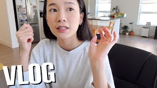 ENG) Weekend Vlog: 2021 Apartment Tour, making green onion sauce, making sesame chicken