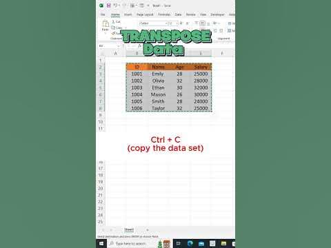 How to Transpose Data in Excel - Convert Columns to Rows in Excel. # ...