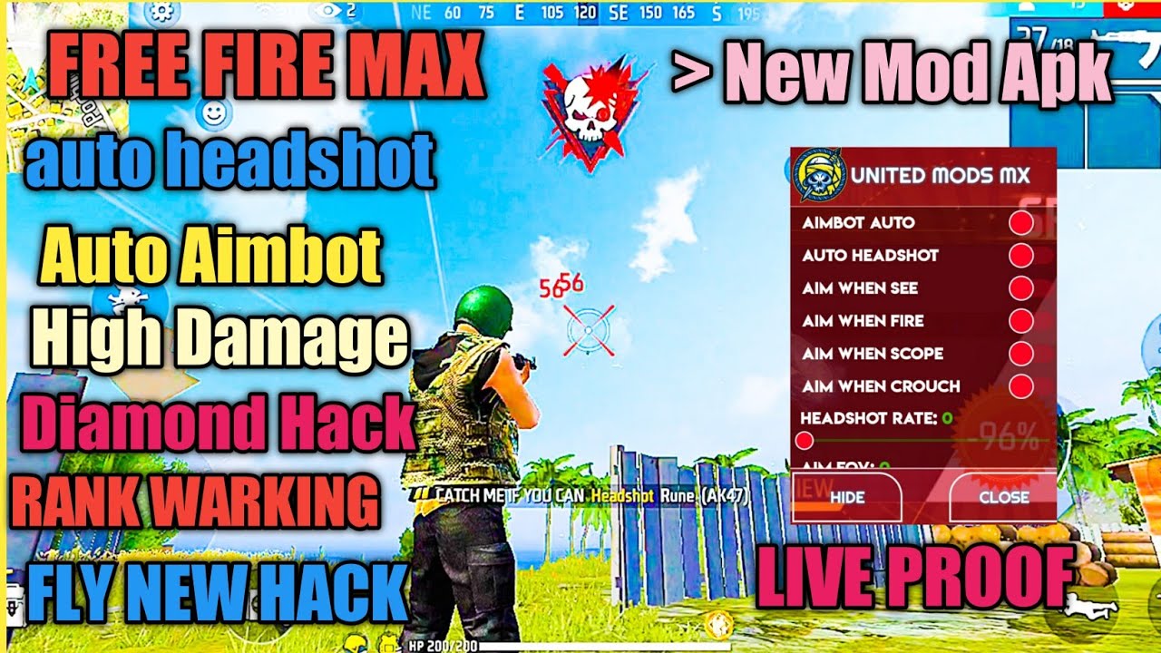 Hướng Dẫn Hack Free Fire Max 2.68.X OB31 IOS ( Menu DL