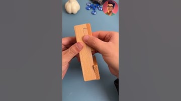 How to open this puzzle box without damaging it?#puzzle #iq #iqtest Univea puzzle #ytshorts