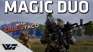 MAGIC DUO with chocoTaco - Trolling the end game - PUBG