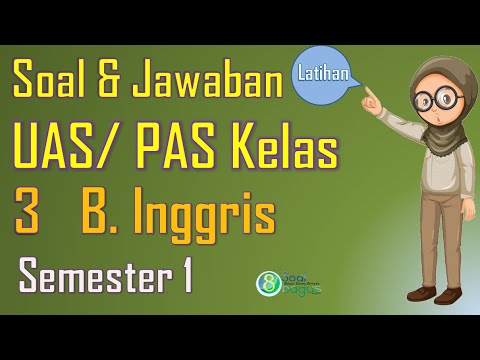 Soal Pas B Inggris Kelas 3 Dan Jawaban Semester 1 Youtube