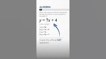 Can You Solve This Linear Equation f(x) = 4x + b!  #mathshorts #satmath #shorts