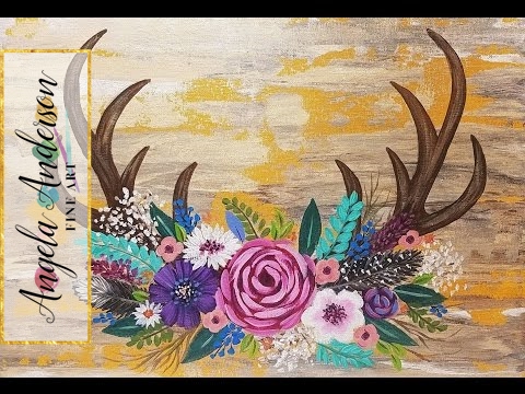 Art At Home: Highland Cow Tutorial Step by Step - Uncorked Canvas