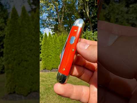 Available today, 09/26! GEC  Tidioute Cutlery Lil' Cowboy Ember Orange Micarta