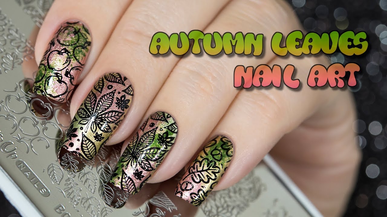 1. "Autumn Leaves Nail Art Tutorial" - wide 3