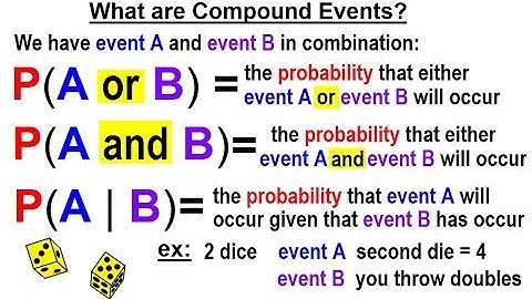 Statistics: Ch 4 Probability in Statistics (31 of 74) What Are Compound Events?