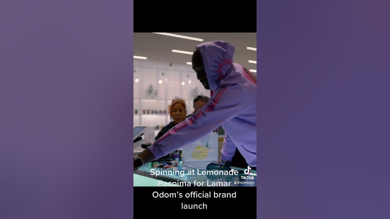 Lamar Odom's official strain launch at Lemonade dispensary in Pacoima