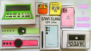 🩵📲making paper Samsung & iPhone squishy 🩵| paper squishy | papersquishy | squishy