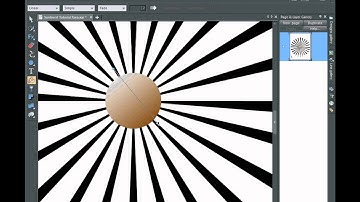 Sun Ray Vector Sunburst in Xara Photo and Graphic Designer