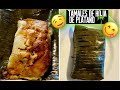 Como hacer tamales de hoja de plátano con costillas de puerco /receta muy facil😋