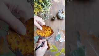 Leaf Window Decoration