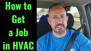 How to Get a Job in HVAC