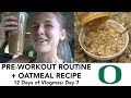 MY MORNING WORKOUT ROUTINE + OATMEAL RECIPE | 12 DAYS OF VLOGMAS (Day 7)