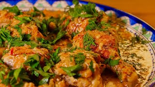 GEDLIBJE is a juicy chicken in sour cream sauce. A very tasty dish made from simple ingredients!