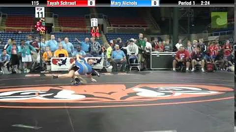 115 Tayah Schraut vs. Mary Nichols