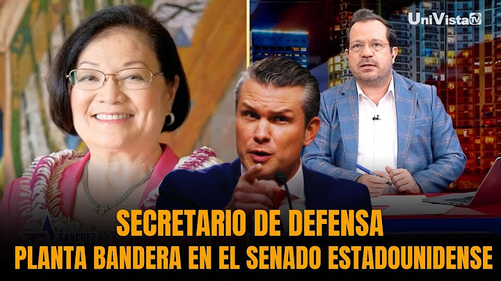 SECRETARIO DE DEFENSA PLANTA BANDERA EN EL SENADO ESTADOUNIDENSE | Sánchez Grass América