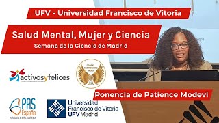 Patience Modevi en la Semana de la Ciencia de MADRID 2023