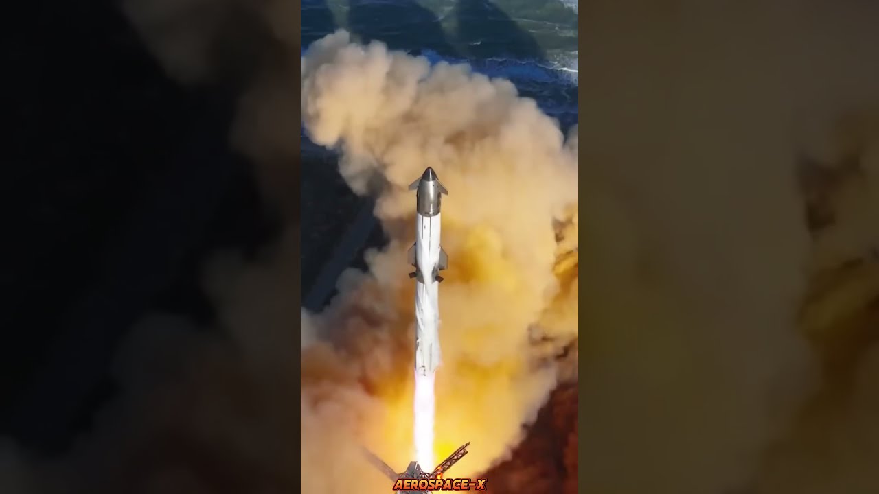 DRONE CAM SpaceX Starship Flight 7 Launch Spacex