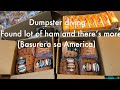 DUMPSTER DIVING/found lot of ham and there’s more/basurera sa America!!