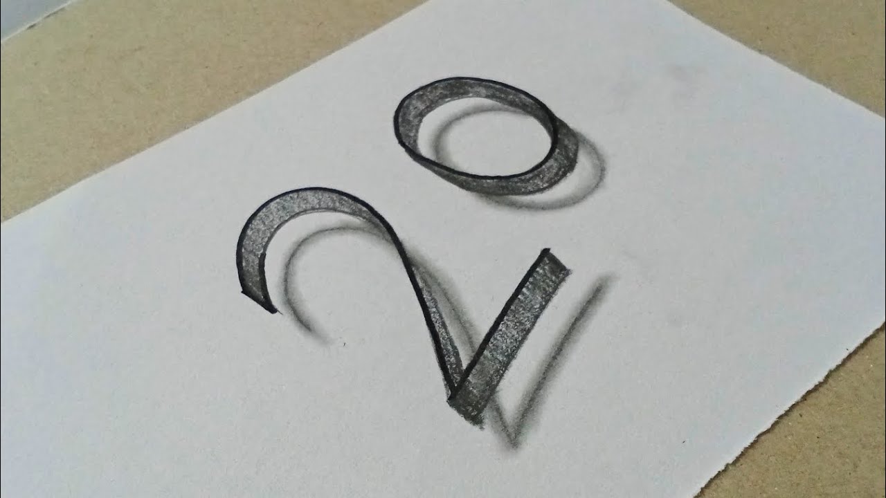 "Mastering 3D Floating Number Drawings: Step-by-Step Tutorial"