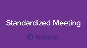 TeamGuru Tutorial: How to create Standardized Meeting