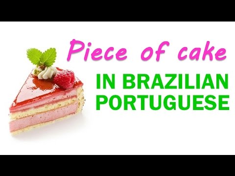 Você sabe o que significa a expressão A piece of cake? 🤔 ⠀ A tradução ao  pé da letra dela é Um pedaço de bolo, mas sendo usada como expressão  significa