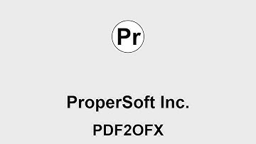 PDF2OFX (Windows): Convert PDF to OFX and import into QB Online, Xero
