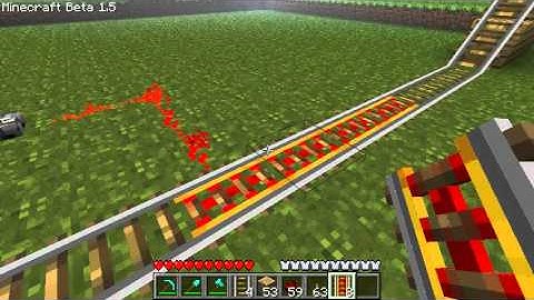 Minecraft Beta 1.5 Update! Powered Rails!