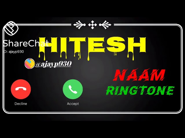 Hitesh name ringtone class=
