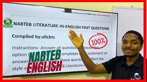 NABTEB 2025 English Language Objective & Theory | Most Likely Past Questions & Answers