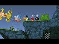 Bad Piggies - NINJA STEAL SILVER CRATE WHILE ANGRY BIRDS SLEEPING!