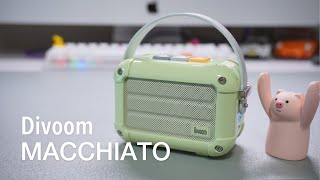 Divoom Macchiato Portable Radio Bluetooth Speaker Unboxing