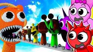 Oren Gigante Vs Carros Sprunki..??