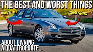 The BEST and WORST things about owning a MASERATI QUATTROPORTE | 3 Time Owners Experience