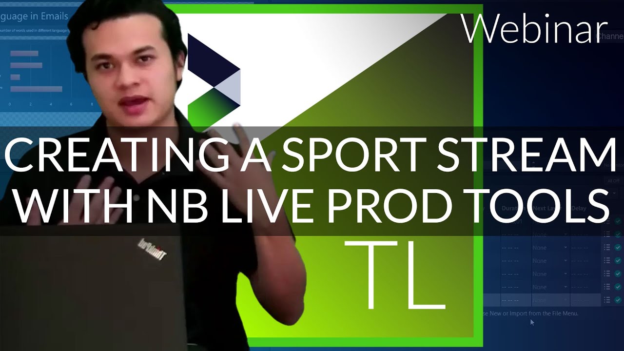 Creating a sports broadcast with NewBlue live production tools