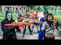 [ 1 Hour Nerf War ] Nerf Guns Battle | Mask Corps @LTT Nerf Mod