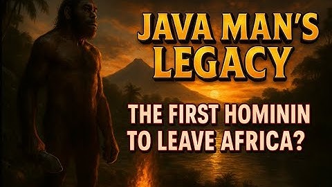 Java Man’s Legacy: The First Hominin to Leave Africa?