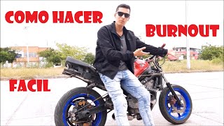 Tutorial de como quemar llanta BURNOUT