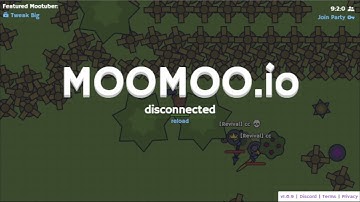 Moomoo.io - How to crash without hack(clickbating)